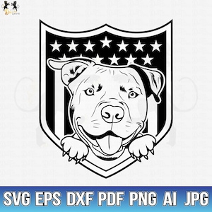 Pitbull With Flag Svg, American Pit Bull Svg, Pitbull Clipart, Pitbull Vector, Pitbull Cricut, Dog Paw Svg, Pitbull Cut File, Dog Svg Png