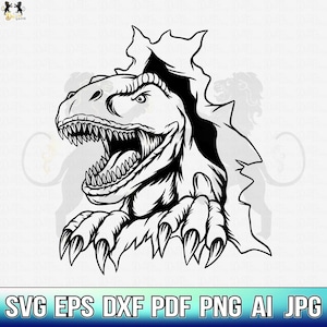 T rex Svg, T Rex Scratch Svg, Dinosaur Svg, Tyrannosaurus Rex Svg, T rex Clipart, T rex Cut file, T rex Cricut, T ex Shirt, Dino Scratch Svg