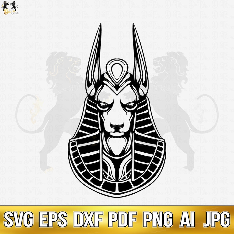 Anubis Svg, Anubis Head Svg, Ancient God Anubis Svg, Ancient Egypt Svg ...