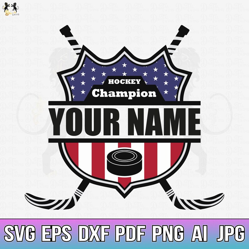 Ice Hockey Name Svg Ice Hockey Ball Svg Ice Hockey Svg Etsy