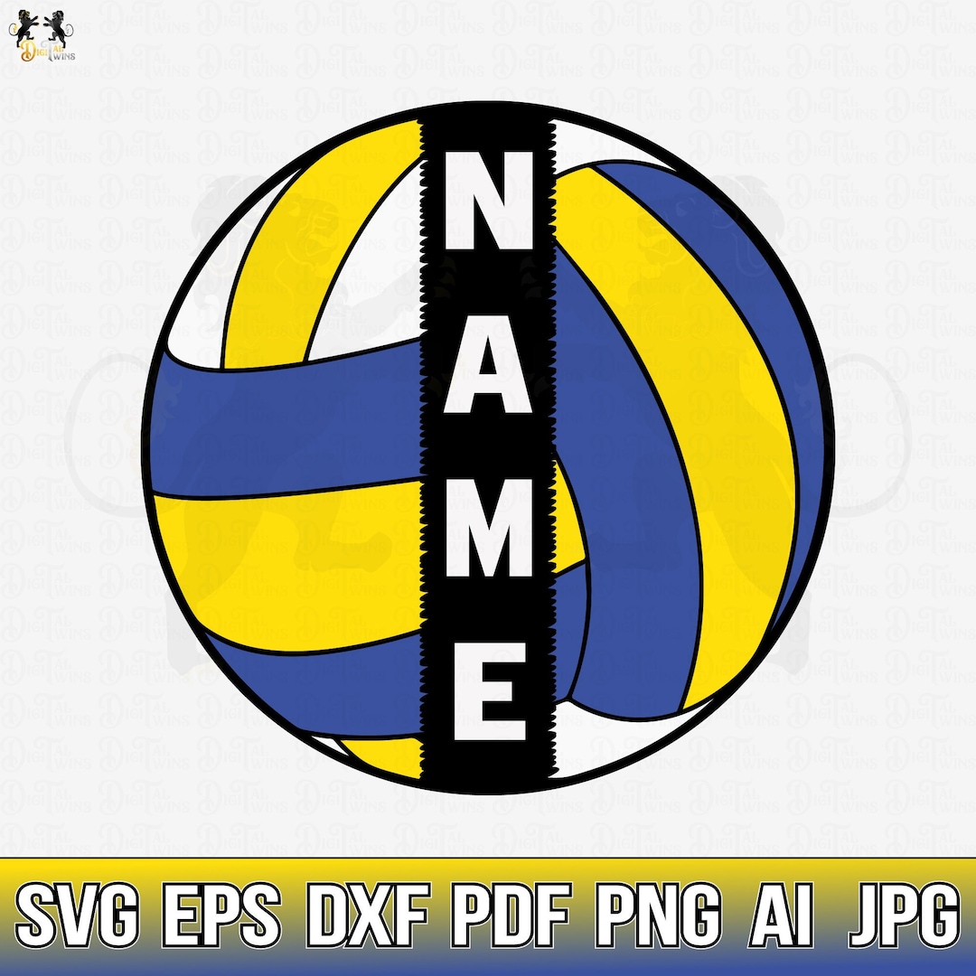 Volleyball Name Svg, Volleyball Ball Svg, Volleyball Ball Vector