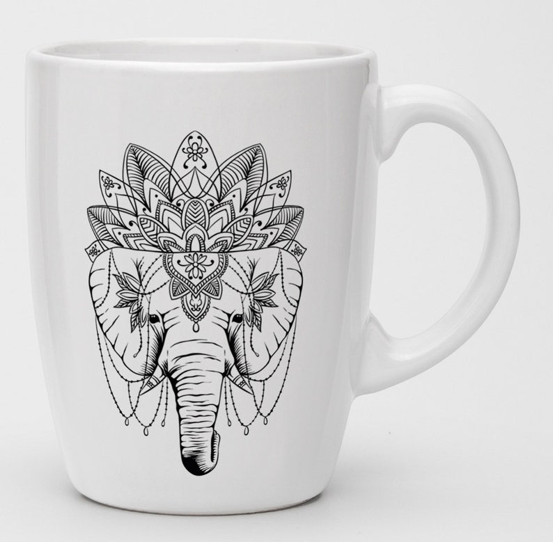 Elephant Mandala Svg Elephant Svg Elephant Head Svg - Etsy