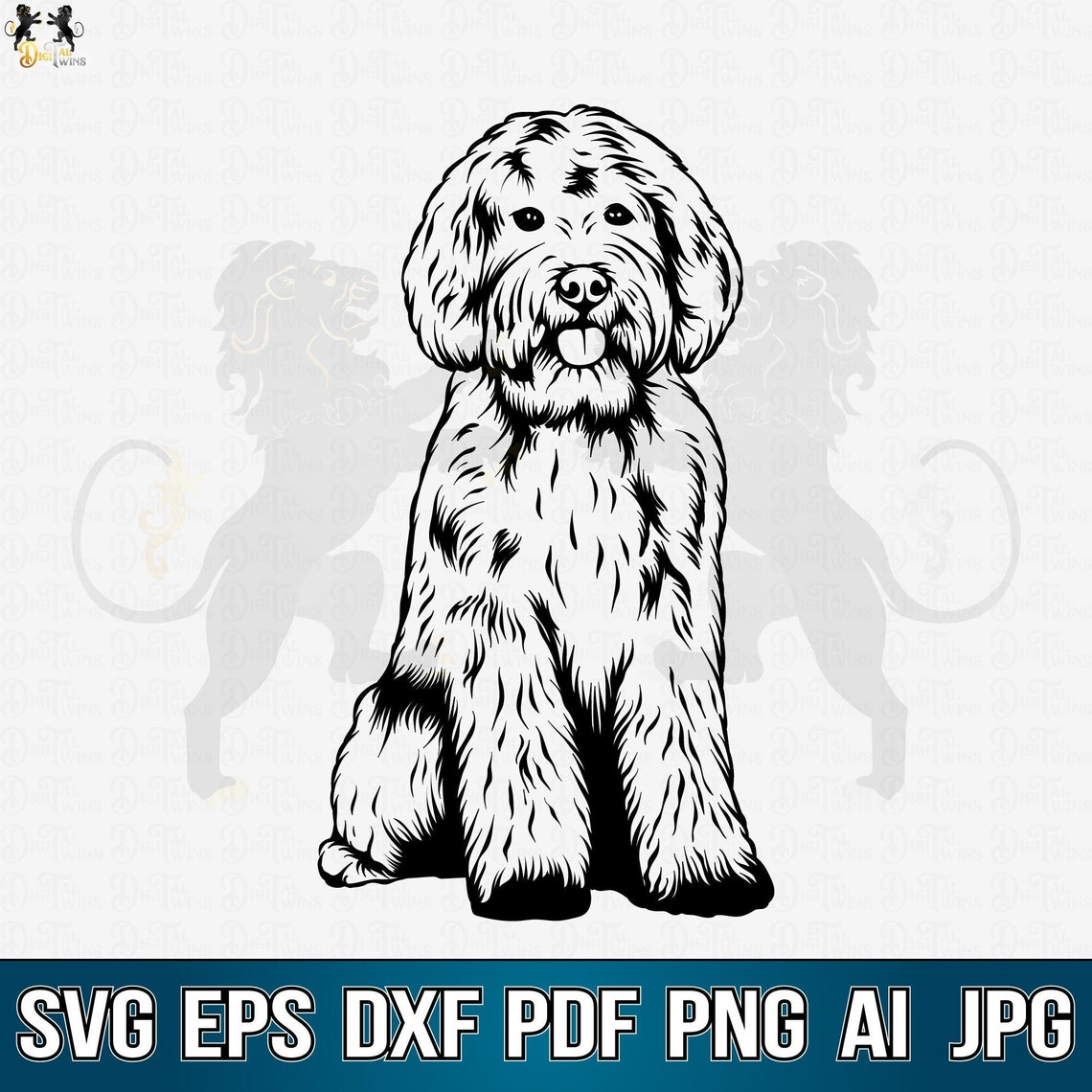 Labradoodle Svg, Labradoodle Clipart, Labradoodle Cricut, Labradoodle ...