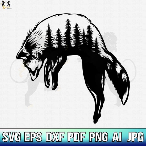 Fox With Tree Svg, Fox Svg, Fox Clipart, Fox Vector, Fox Cricut, Fox  Shirt, Floral Fox Svg, Fox Lover Svg, Fox Head Svg, Fox Svg Png Print