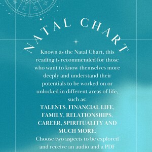 Lectura de la carta natal