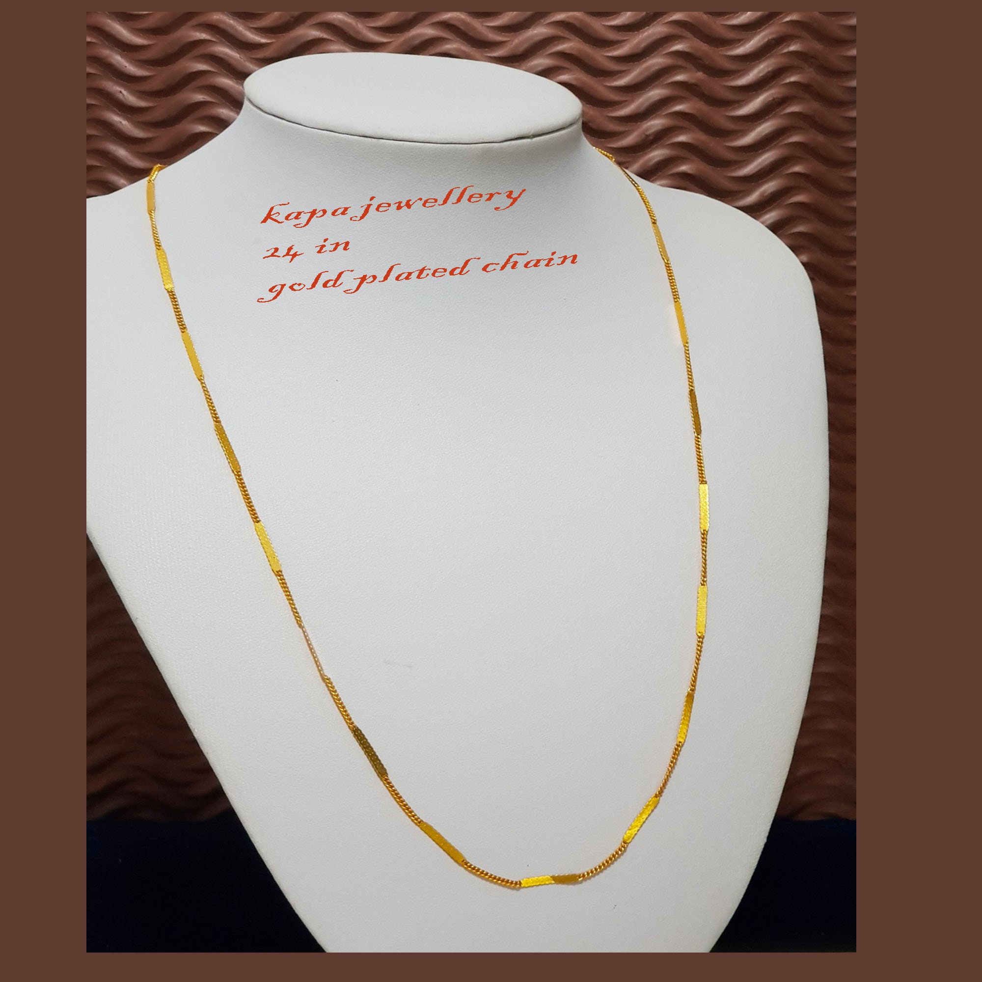 22 gold plated chain outlet