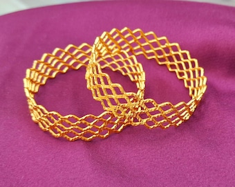 kapa Indian gold plated bangles bracelets real looking