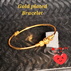 Kapa Bracelet gold plated unique style designer style size 2.6