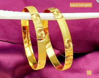 kapa Indian gold plated bangles bracelets real looking