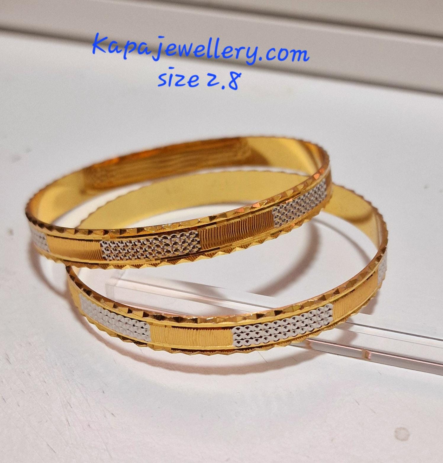 2975 Indian Ethnic Gold Plated Openable Kada Bangle Set And Kamarbandh Mint Pink Gold Bangle Set: Indian Bangles, Openable Kada  main image 3