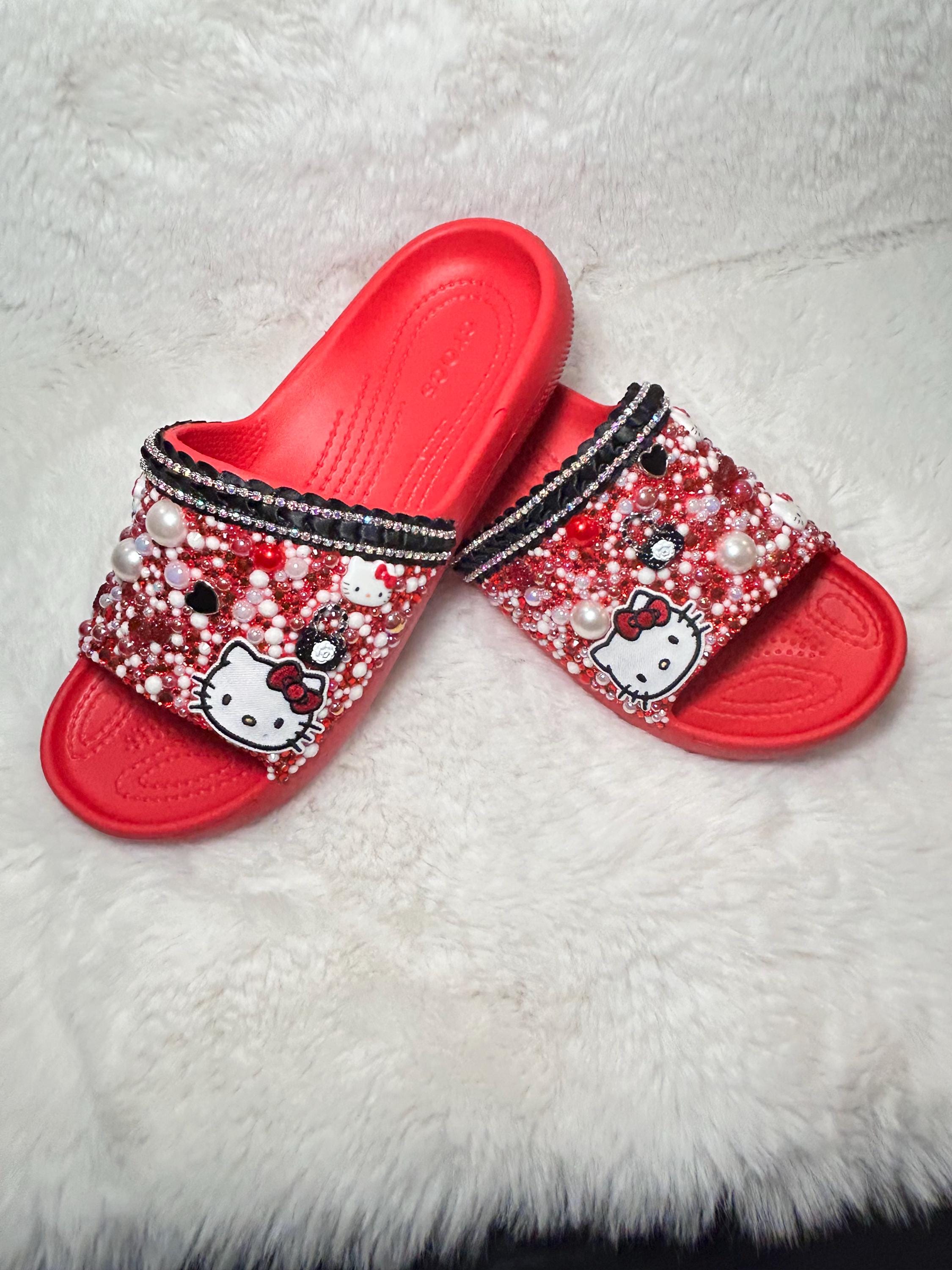Custom Bling Croc Slides - Etsy