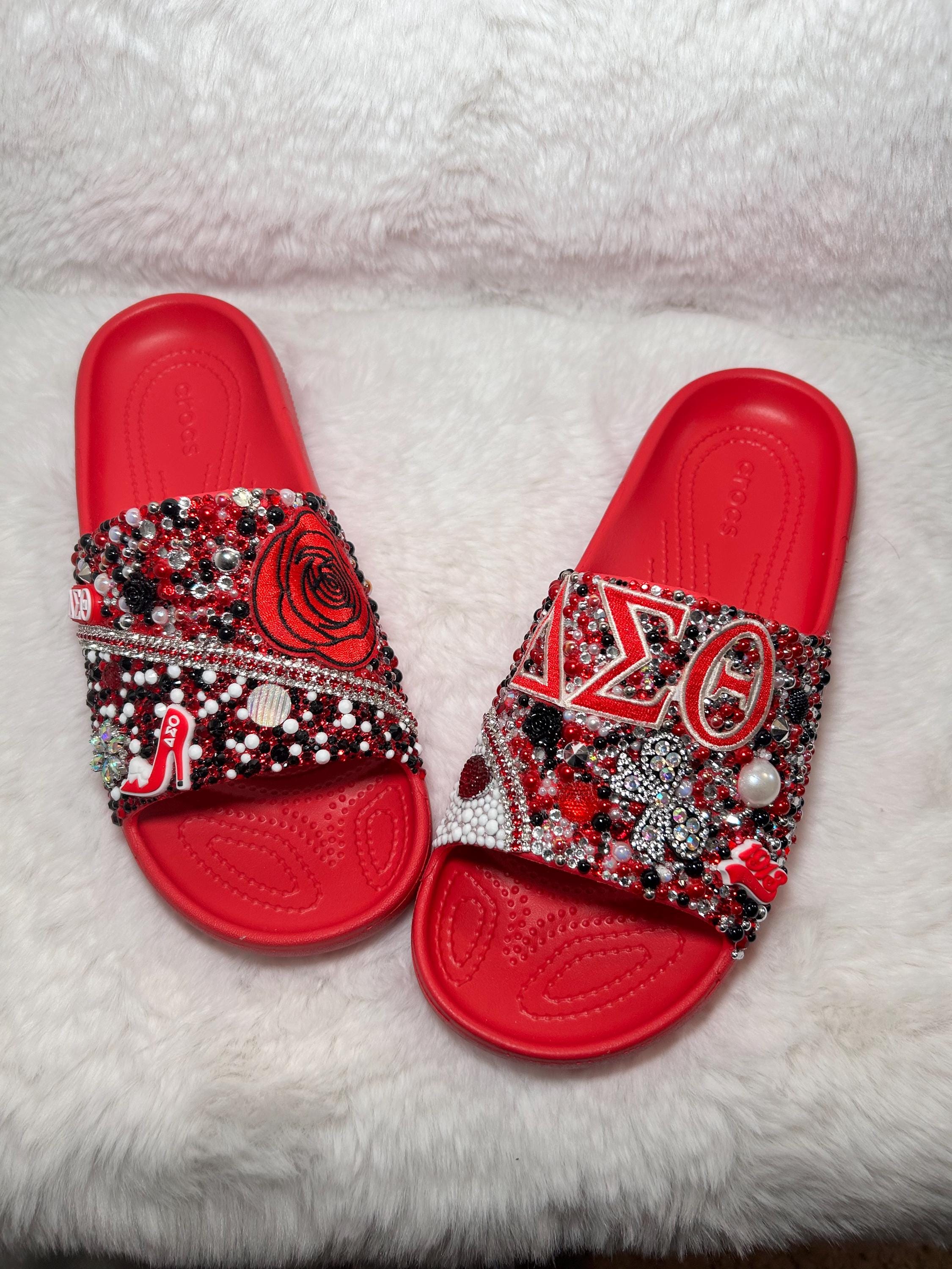 custom croc slides