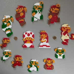 Super Mario Bros-Figuren / Hama-Perle