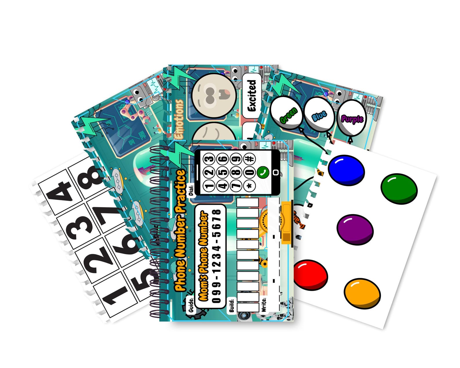 Toddler Busy Book Printable – Montessori Learning Binder for Preschool ...