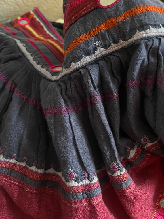 Vintage Banjara mirror skirt tribal fusion Bellyd… - image 5
