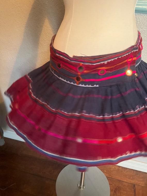 Vintage Banjara mirror skirt tribal fusion Bellyd… - image 3