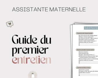 Guide du premier entretien - Assistante Maternelle