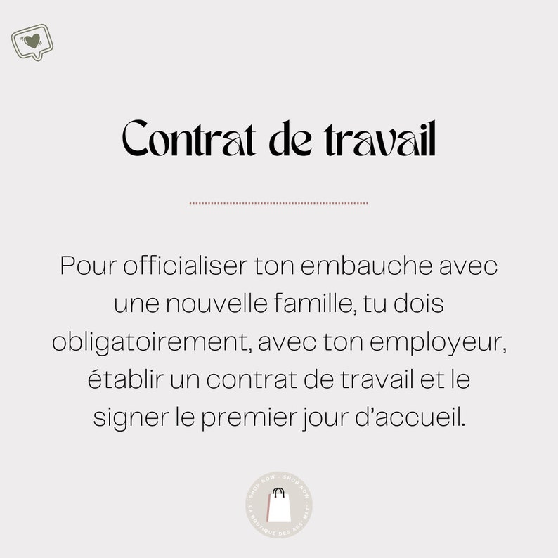 Contrat de travail CDI Année incomplète Assistante Maternelle image 2