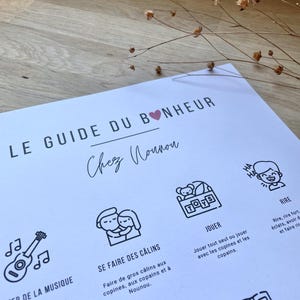 Poster - The Happiness Guide - Childminder