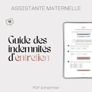 Guide to maintenance allowances - Childminder