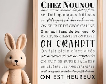 Poster - At Nanny's - Childminder