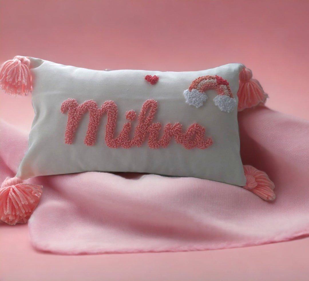 Customizable Baby Name Pillowcase Custom Name Baby Pillow Etsy