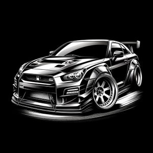Boy Racer 3, Skiffergravyr, Laserfil, Coasteretsning, Amerikansk, Lightburn, Glow forge, Xtool, Storbritannien, Atomstack, Lightburn, laser, CO2,