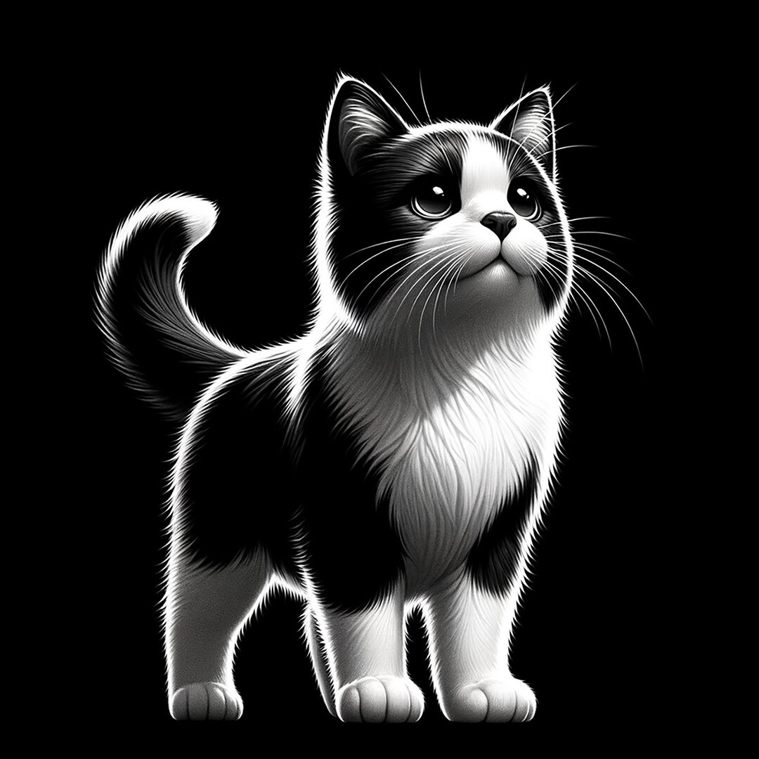 Cute Kitty, Slate Engraving, Laser File, Coaster Etching, American ...