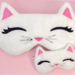 Cat Sleeping Eye Mask and Doll Sleep Mask, Slumber Party Favors