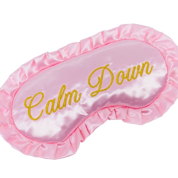 Calm Down Taylor Sleep Mask. *CALM DOWN* Mask YNTCD Music Video. Lover Costume. Eras Tour Outfit Costume. Pink Travel Sleep Mask.