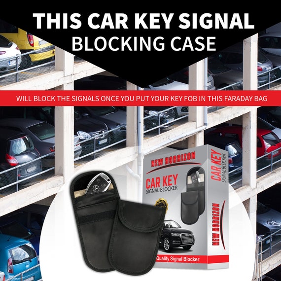 3 Pack Faraday Bag, Faraday Pouch, Car Key Signal Blocker Pouch, RFID  Block, Car Key Case 
