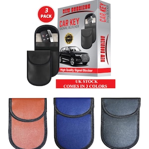 Extra Large Faraday Box, RFID Box for Car Keys with Pouch, Faraday Cage Key Fob Protector