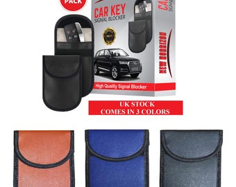 3 Pack - Faraday Bag, Faraday Pouch, Car key signal blocker pouch, RFID Block, Car Key Case