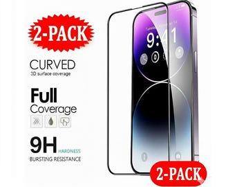 9D Tempered Glass Screen Protector for iPhone 17  16 15 14 Plus 13 13 Mini 13 Pro 13 Pro Max 12 12 12 pro 12 pro max 11 Pro 11 Pro max XR