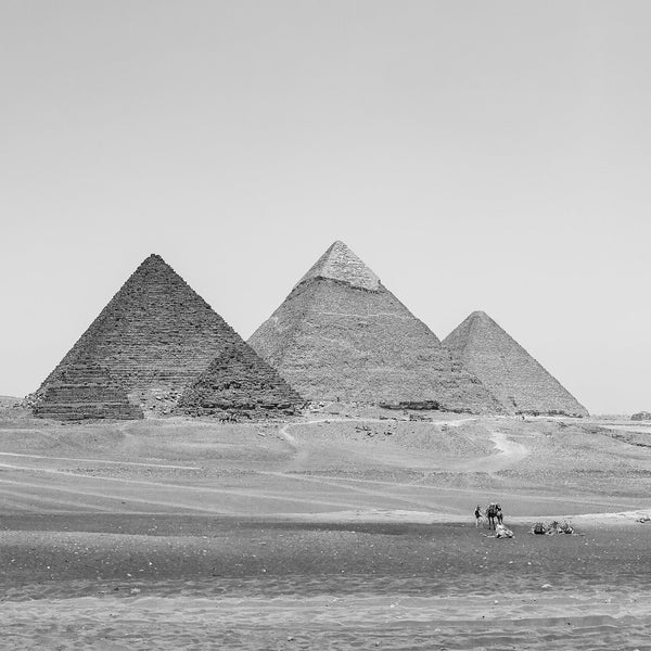 Poster Pyramides D'Égypte - Impression Décor De Ville Monde, Taille A5 à A0, Livraison Gratuite