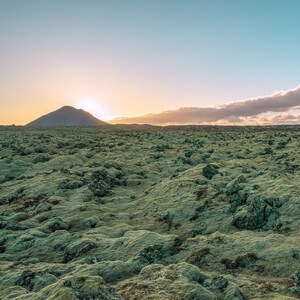 102 Icelandic Volcano Sunset Landscape Wall Art - Iceland Mountain view Home decor - Keilir Nature Iceland Photography Digital Download