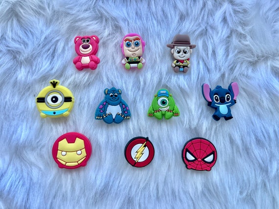 Disney Croc Charms | Marvel Accessories | DC Comics | Super Hero |  Children’s Accessories | Toddler Crocs | Spider-Man | Toy Story | Pixar