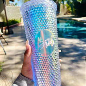 Bride Studded Tumbler | Engagement Gift | Bride to Be | Bride Luxury Tumbler | Bachelorette Party | Bachelorette Gift | Bridal Cup