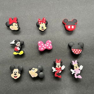 Minnie Mouse Croc Charms
