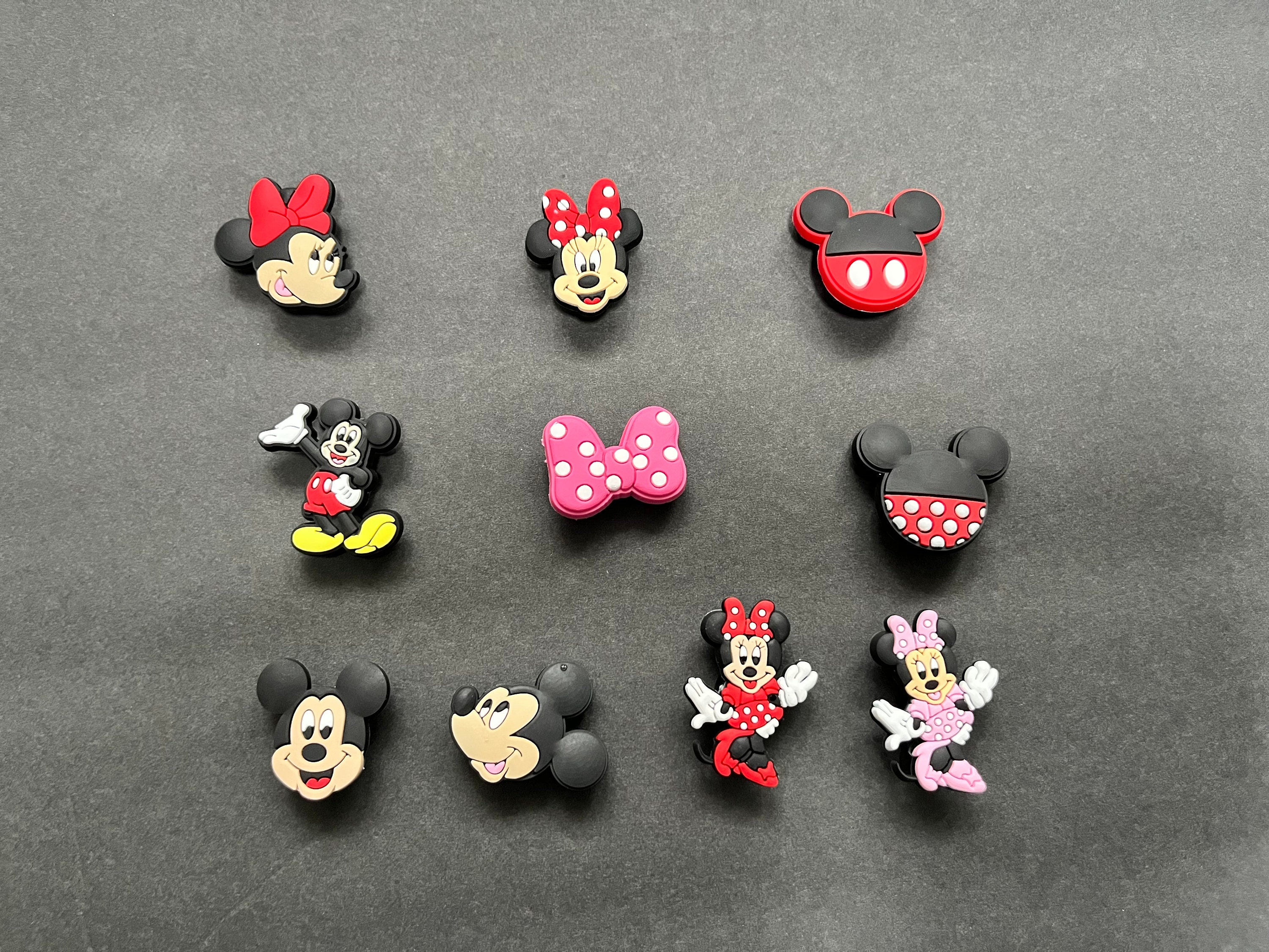 4Pcs Disney Mickey Mouse Croc Charms Shoe Accessories Cute Decoration PVC  Badges Bundle Set Gifts - 90sfootwear - Custom Graphic Printed Footwear -  Shoes - Boots - Slippers - Socks