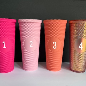 Disney Studded Tumbler with Straw-Lid Starbucks Inspired Tumbler Cup Mickey Castle Tumbler Holiday Tumbler Holographic Matte image 5