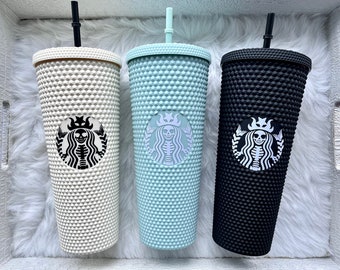 Skeleton Decal Tumbler | Skeleton Logo Studded Tumbler with Lid & Lid | Luxury Tumbler | Travel Cup | Matte-Iridescent