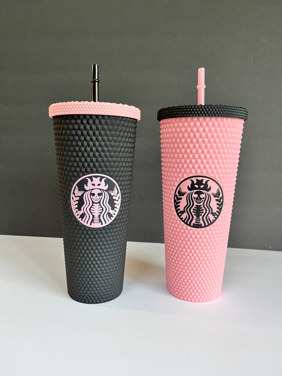 Matte Pink Venti Studded Tumbler