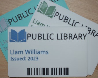Personalized Play Library Card | toy for kids!