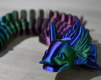 3D Printed Axolotl Fidget Toy: Personalized Sensory Gift