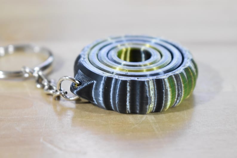 Gyroscopic Keychain Fidget Keychain | 3D Printed Gyroscope Spinner Sensory Toy - Etsy