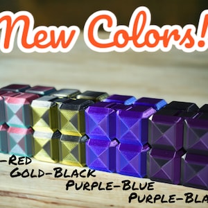 Weighted Infinity Cube Weighted Infinity Fidget Cube! | Personalize up to 6 Colors | 3D ...