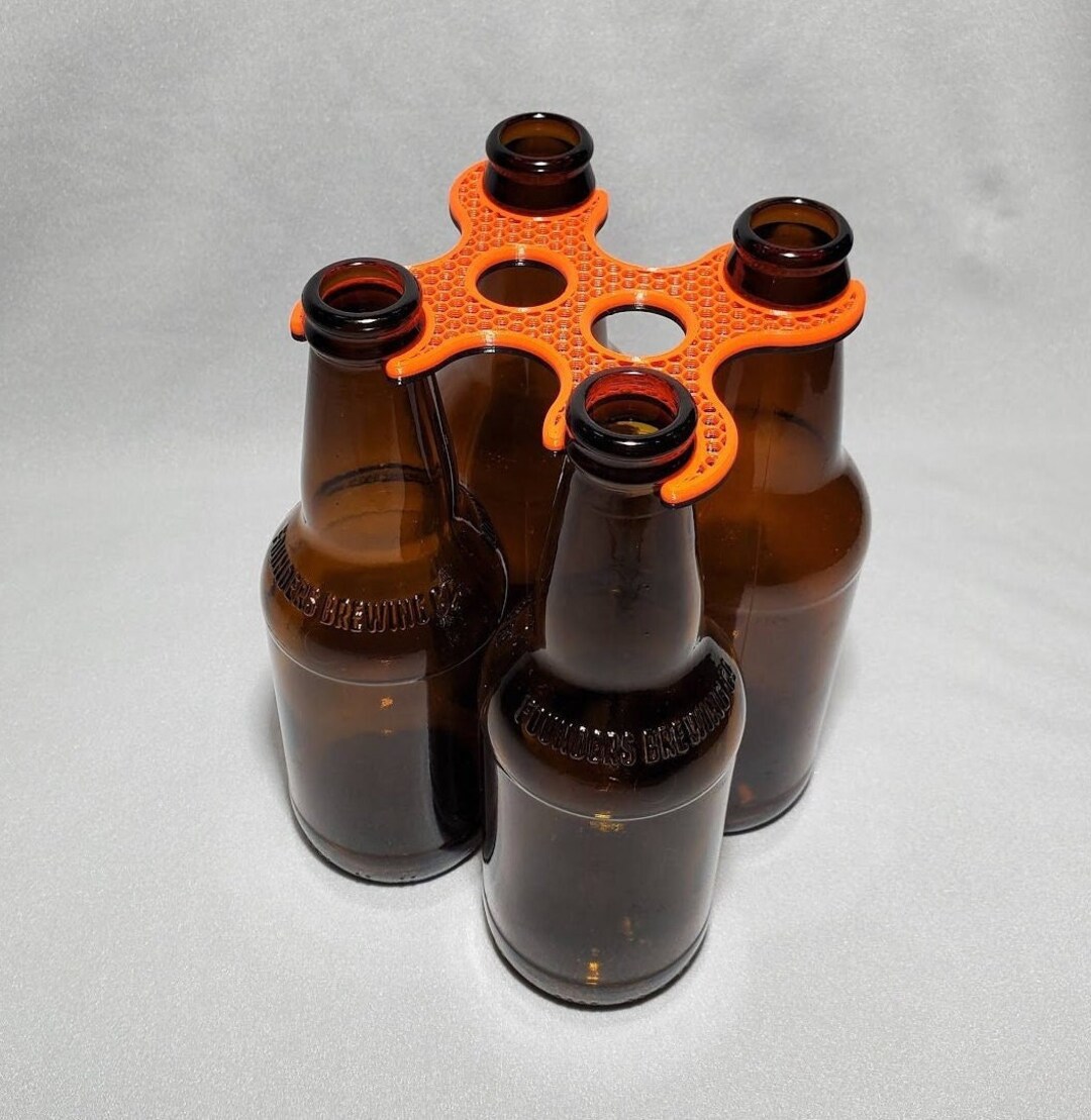 3D Printed Bottle Caddy: Lightweight Craft Beer Carrier - Etsy