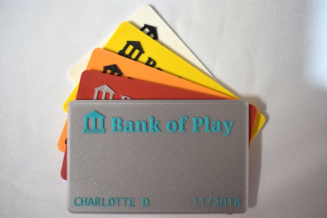 Personalized Play Credit Card | Toy for Kids Play! - Etsy