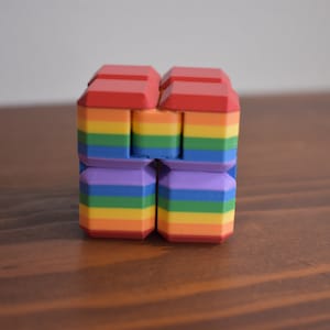 Weighted Infinity Cube Weighted Infinity Fidget Cube! | Personalize up to 6 Colors | 3D ...